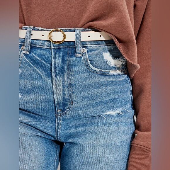 American Eagle Stretch Mom Straight Jean Size 2 - Picture 6 of 15